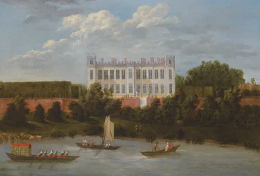 Vue de Syon House depuis la Tamise