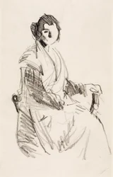 Femme assise