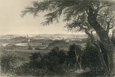 Ville de Baltimore, depuis Druid Hill Park
