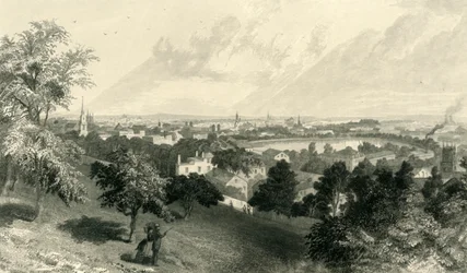 Ville de Providence, depuis Prospect Hill, 1872