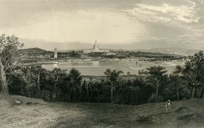 Washington depuis Arlington Heights, 1874