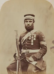 Sergent-major J. Stanton, Royal Sappers and Miners, 1856
