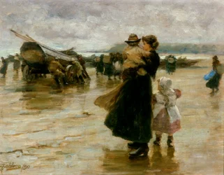 Halage des bateaux, 1890