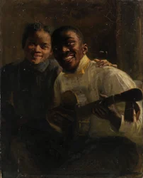 Deux musiciens noirs