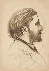 Esquisse de portrait de Louis M. Eilshemius, 1903