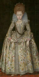 Princesse Élisabeth 1596-1662, plus tard Reine de Bohême, vers 1606