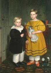 Les enfants Raymond, vers 1838