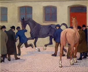 Exposition à Tattersalls, vers 1919
