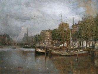 Canal à Rotterdam