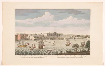 Vue du Fort William à Calcutta (Nederzettingen van de VOC)