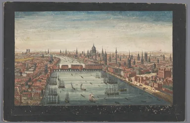 Vue générale de la ville de Londres, près de la rivière Thames. Londres