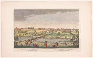 Vue générale de la ville de Madrid (série: Madrid et Lisbonne)