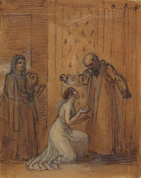 Capulet réprimandant sa fille, Juliette