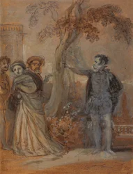 Malvolio abusant de Maria, Fabian et Sir Toby
