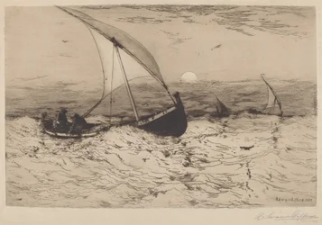Retour des Bateaux de Pêche Napolitains