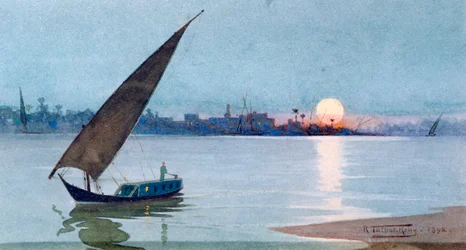 Lac oriental, Égypte, 1892