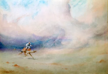 Tempête dans le désert, 1901