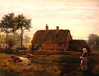 Bétail paissant près d
