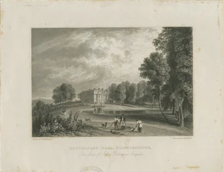 Biddulph - Knypersley Hall [nouveau] : gravure sur acier, nd [?19e siècle]