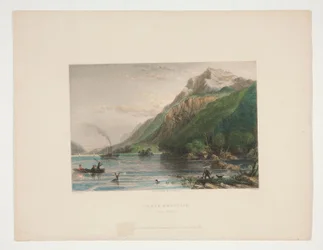 Montagne Noire (Lac George), illustration pour Nathaniel Parker Willis