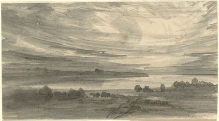 Paysage avec lac