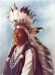 Un chef Sahaptin, 1912