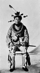 Un Algonquin en tenue complète, 1912