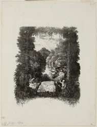 Frontispice pour Fables et Contes par Hippolyte de Thierry-Faletans