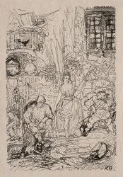 Intérieur de fileuse