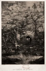 La Comédie de la mort, 1854