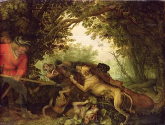 Chasse au sanglier, 1611
