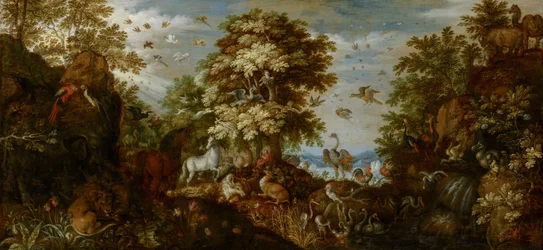 Orphée charmant les animaux avec sa musique, 1627