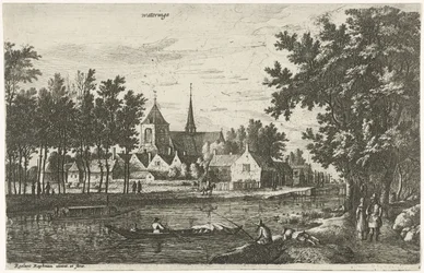 Vue de Wateringen (Dorpsgezichten in de Noordelijke Nederlanden)