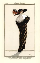 Femme vêtue d