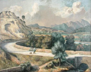 Paysage italien, vers 1922-25