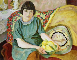 Portrait de Zoum Van den Eeckhoudt, 1915