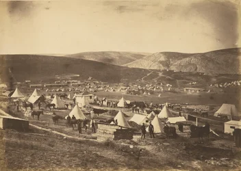 Camp du 5e régiment des gardes dragons