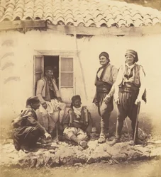 Groupe de Monténégrins.