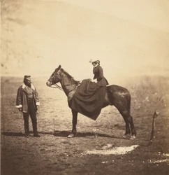 Henry Duberly Esq, Paymaster, 8th Hussars et Mme Duberly.