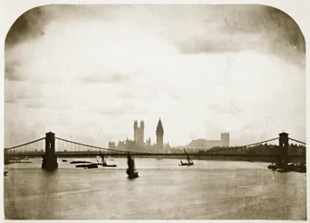 Construction des Chambres du Parlement, Londres, vers 1858
