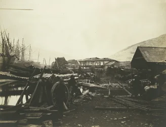 Lieu de débarquement, magasins de chemin de fer, Balaklava