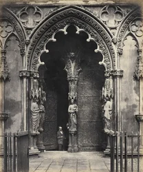 Cathédrale de Lichfield, Portail central, Porche ouest