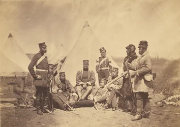 Officiers et hommes du 89e régiment.