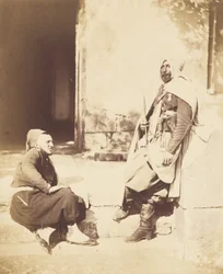 Zouave et spahi, serviteurs du maréchal Pélissier