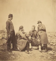 Zouaves et soldats de ligne