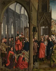 La floraison de la verge de Joseph et les fiançailles de la Vierge