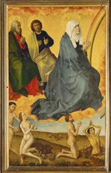 Autel du Jugement dernier : Sainte Marie et les saints