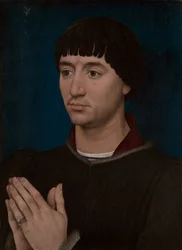 Portrait de Jean Gros (recto) ; Armoiries de Jean Gros (verso)