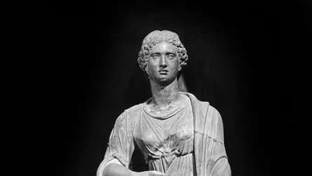 Agrippine la Jeune (15-59 AD) avec son fils Néron (37-68 AD) (détail)