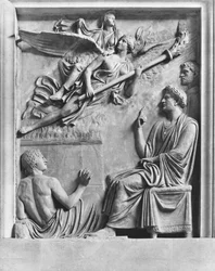 Apothéose de Faustine la Jeune (125-175 après J.-C.), épouse de Marc Aurèle (121-180 après J.-C.)